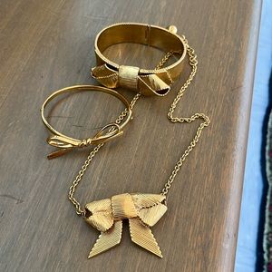 Kate Spade Gold Bow Jewelry